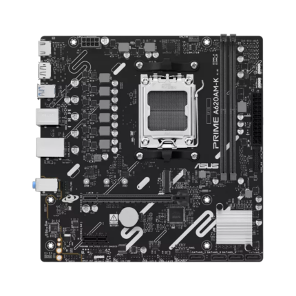 ASUS PRIME A620AM-K AMD A620 AM5 DDR5 7600 DP HDMI M2 USB3.2 AURA RGB mATX - KAR65244