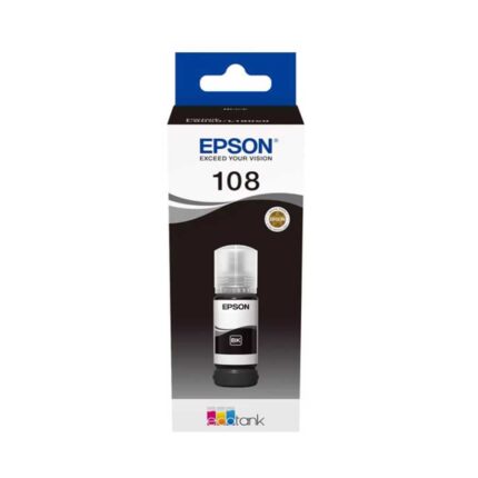 EPSON C13T09C14A (108) EcoTank Siyah Şişe Mürekkep - KAR62940