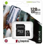 KINGSTON 128GB Canvas Select Plus Gen3 MicroSDXC UHS-I 150MB/S CL10 Card + Adapt - KAR63772