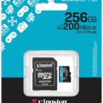 KINGSTON 256GB CanvasGo+ microSDXC 200MB/s A2 U3 V30 Card + Adaptör - KAR63769