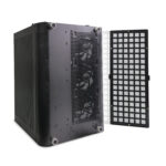 QUADRO QX100 EAGLE Gaming Kasa Pencereli Led Ekran Siyah 9xRGB FAN - KAR64346 - Görsel 2